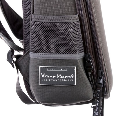 Рюкзак каркасный Bruno Visconti 38 х 30 х 20 см, «Лисий хвост», пенал в подарок